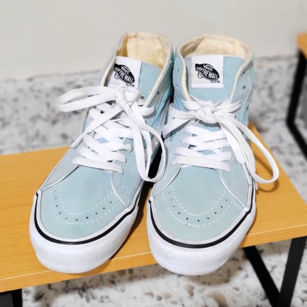 Vans Sky Blue High-Top Sneakers